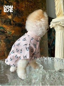 Peach Little Frenchie Shirt - Authentic Japan